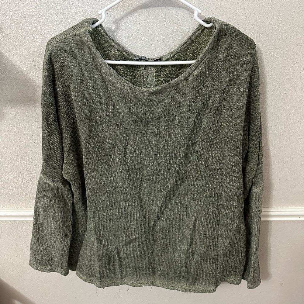 Olive green sweater